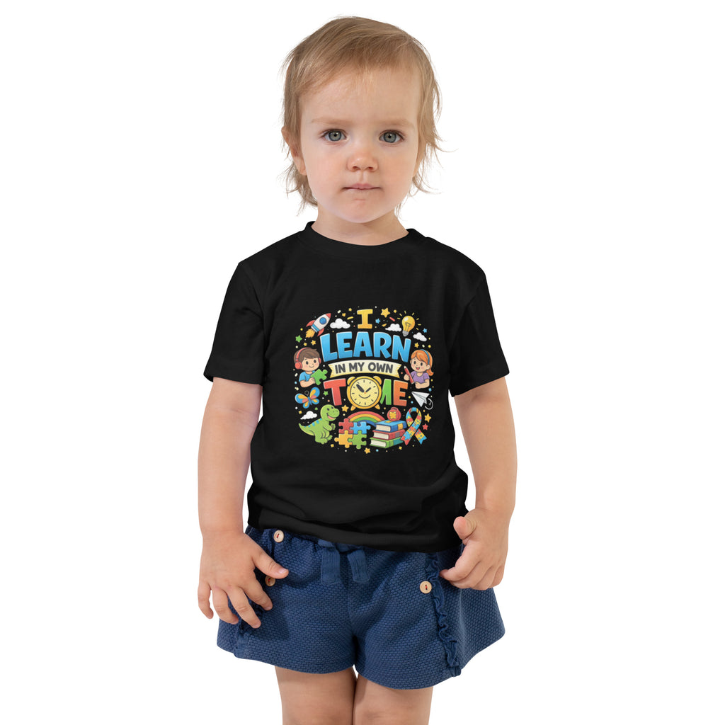 I Learn In My Own Time Autism Unisex Toddler Tee