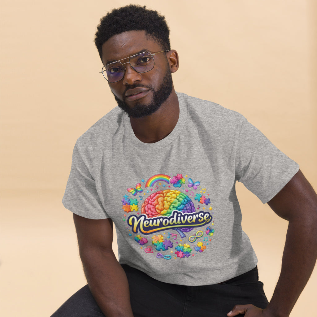 Neurodiverse Neurodiversity Awareness Unisex Classic T-Shirt | Inclusive Advocacy Tee